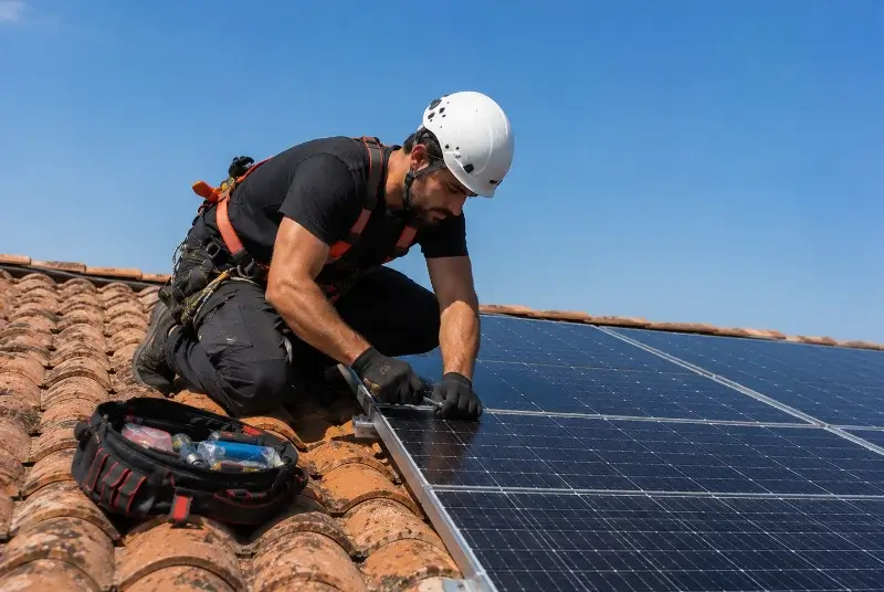 Maintenance et monitoring de panneaux solaires à Biganos