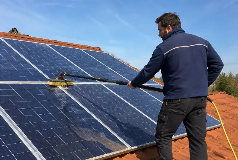 Nettoyage et entretien de panneaux solaires à Biganos